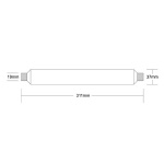 S19 bathromm mirror light lampada led